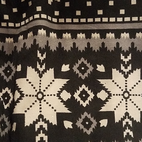 Agnes and Dora Leggings Girl's Size Small Medium 7 10 Black Gray Reindeer - Picture 2 of 5